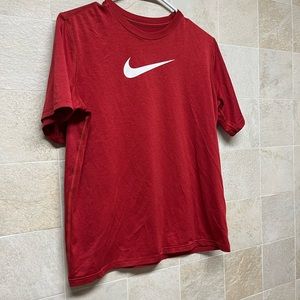 Nike dri fit red t shirt